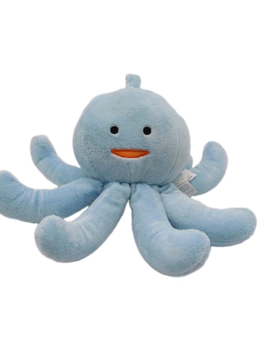 Baby Aspen Octopus Blue Rattle Crinkle 2014 Plush Stuffed Animal